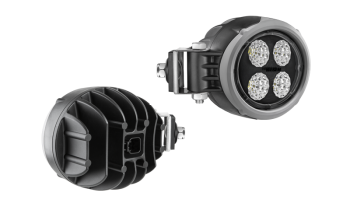 LED work lamp with built-in Deutsch DT04-2P connector