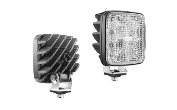LED work lamp with built-in AMP SuperSeal connector