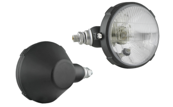 Headlamp, R2 type in plastic housing - left (lights: passing, driving, position)