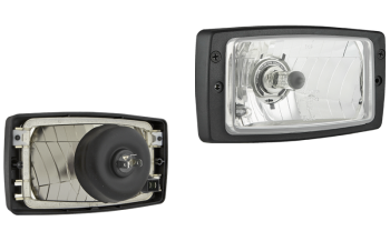 Headlamp, H4 type, with frame (lights: passing, driving, position) Headlamp, H4 type, with frame (lights: passing, driving, position)