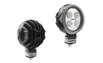 LED work lamp with built-in Deutsch DT04-2P connector