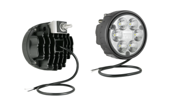 LED driving lamp with rear mounting and with cable