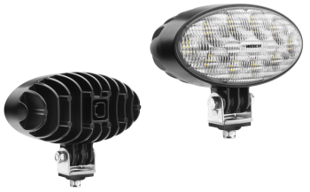 LED work lamp with built-in Deutsch DT04-2P connector