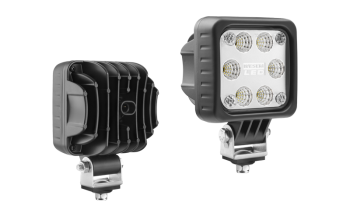 LED work lamp with built-in AMP SuperSeal connector