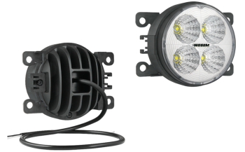 LED work lamp with cable (4 bolt version)