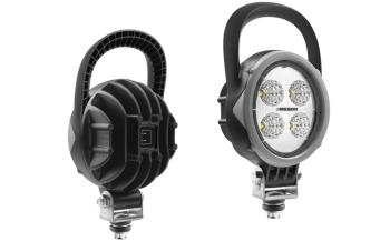 LED work lamp with built-in AMP Faston connector