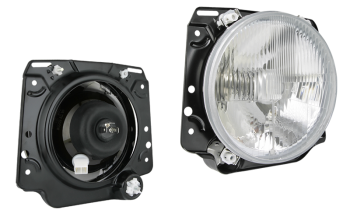 Headlamp for VW Golf 2, H4 type (lights: passing, driving, position)