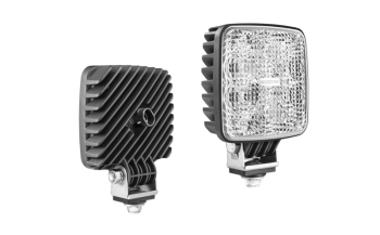 LED work lamp with built-in AMP SuperSeal connector