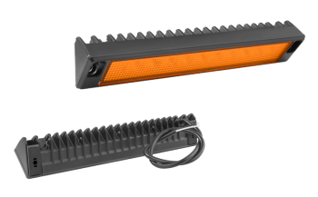 LED work lamp with cable - orange