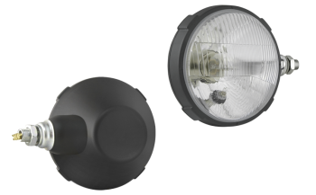 Headlamp, R2 type in plastic housing - right (lights: passing, driving, parking)
