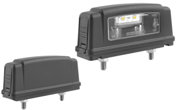 LED number plate illumination