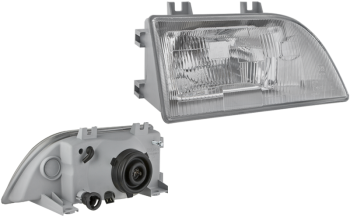 Headlamp for FSO Polonez Caro, H4 type - right, for hydr. levelling unit Headlamp for FSO Polonez Caro, H4 type - right, for hydr. levelling unit