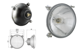 Headlamp, R2 type - right-hand traffic (lights: passing, driving) - right