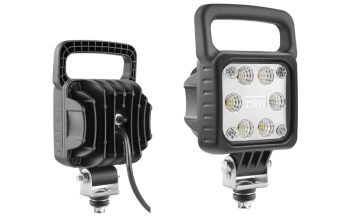 LED work lamp with cable and switch