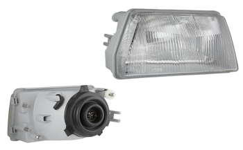 Headlamp for Fiat Cinquecento, H4 type - left with manual levelling unit Headlamp for Fiat Cinquecento, H4 type - left with manual levelling unit