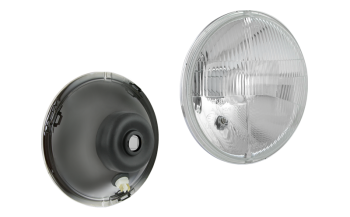 Headlamp insert for Skoda 105, H4 type (lights: passing, driving, position)