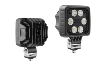 LED work lamp with built-in Deutsch DT04-2P connector