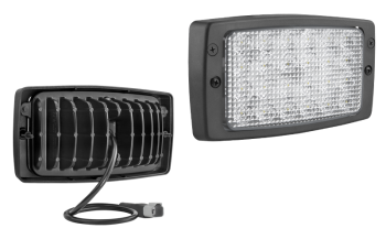 LED work lamp with cable, frame and Deutsch DT04-2P connector