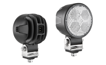 LED work lamp with built-in AMP Faston connector