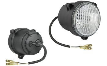 Halogen work lamp (3 bolt version) with cable
