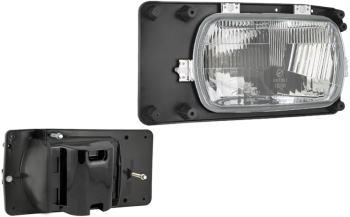 Headlamp, H4 type - left, with manual levelling unit (lights: passing, driving, parking)