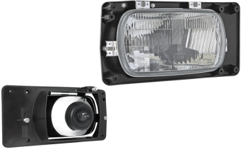 Headlamp, H4 type - right, with manual levelling unit (lights: passing, driving)