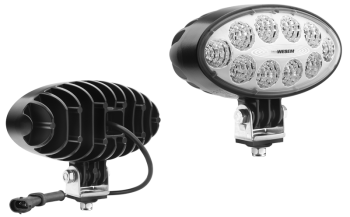 LED work lamp with cable and H9-H11 connector