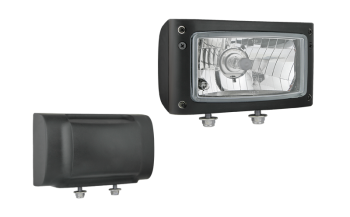 Headlamp, H4 type, with built-in DT04-6P connector (lights: passing, driving, parking)