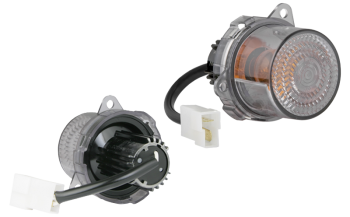 bulb PY21W 12V, cable 0,1 m, AMP Faston connector