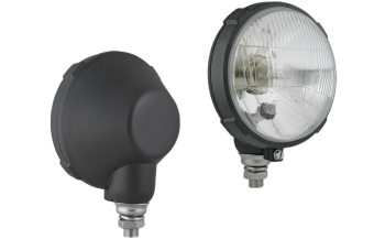 Headlamp, R2 type in plastic housing - installed vertically (lights: passing, driving, position) Headlamp, R2 type in plastic housing - installed vertically (lights: passing, driving, position)
