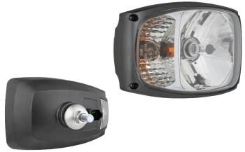Headlamp, H4 type, with DT04-6P connector - right Headlamp, H4 type, with DT04-6P connector - right