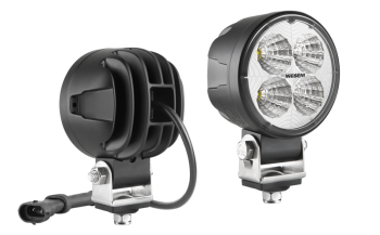 LED work lamp with cable and H9-H11 connector