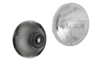 Headlamp insert for Skoda 105, H4 type (lights: passing, driving)
