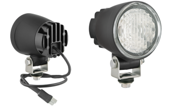 LED fog light with cable and Deutsch DT04-2P connector