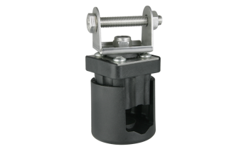 On-pipe holder Ø15÷28 mm with 3D adjustment