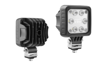 LED work lamp with built-in Deutsch DT04-2P connector