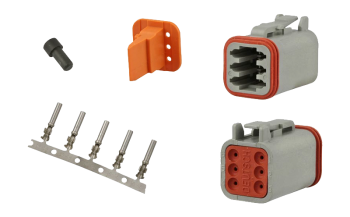 6 pin DT06-6S connector