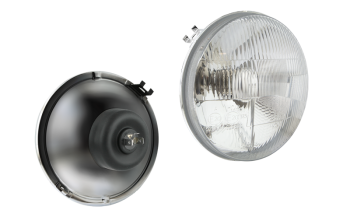 Headlamp insert for Fiat 600, R2 type (lights: passing, driving)