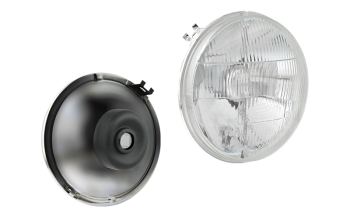 Headlamp insert for Fiat 600, H4 type (lights: passing, driving)