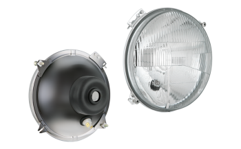 Headlamp insert for Fiat 124, H4 type (lights: passing, driving, position)