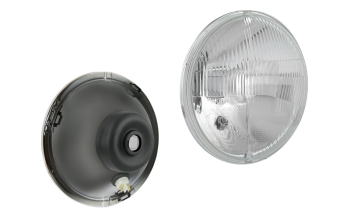 Headlamp insert for Skoda 105, H4 type (lights: passing, driving, parking)