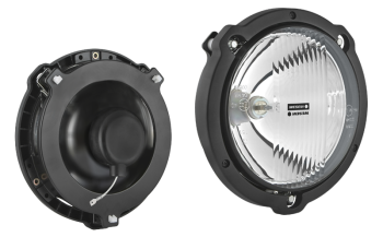 Rally driving light Ø180 with frame