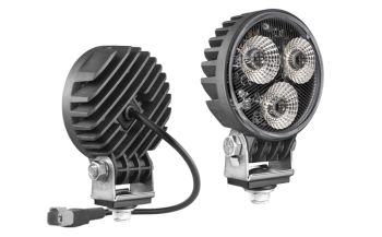 LED work lamp with cable and Deutsch DT04-2P connector
