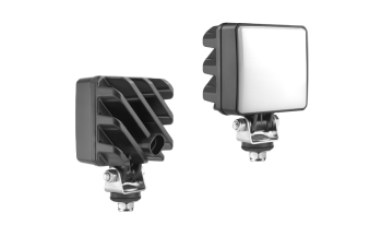 LED work lamp with built-in AMP SuperSeal connector