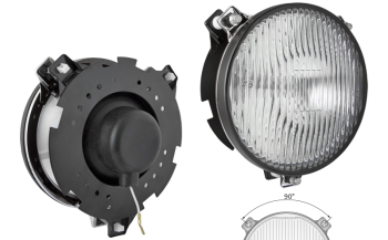 Rally fog light Ø180 - type 90°