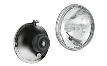 Headlamp insert for Fiat 128, R2 type (lights: passing, driving, position)