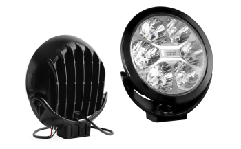 LED driving lamp with black frame