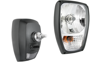 Headlamp, H4 type, with AMP SuperSeal connector - right / left