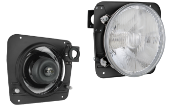Headlamp for Lublin 3Mi, H4 type (lights: passing, driving)