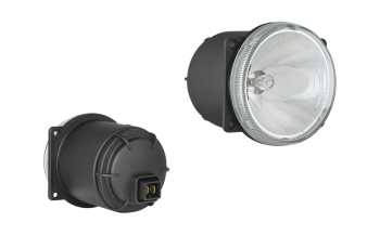 Halogen driving light with built-in AMP Faston connector